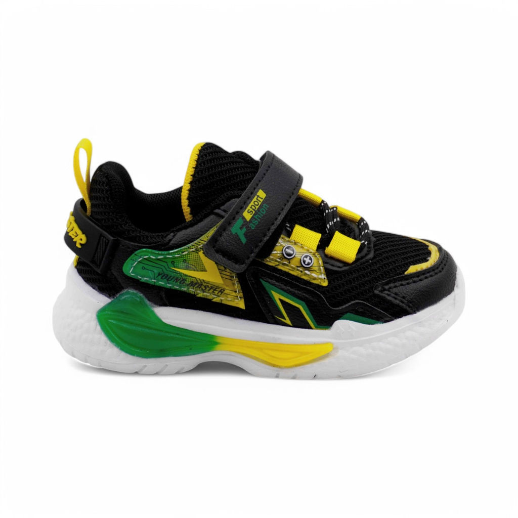 LED - кроссовки С7116-1 черные - Sport фото 2