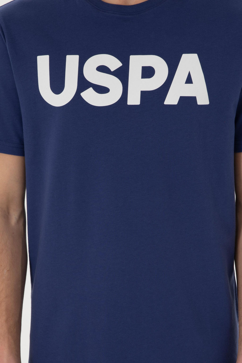 Erkek Regular Fit Bisiklet Yaka A__k Lacivert Basic Ti__rt Sepette S_rpriz _ndirim - U.s. polo assn фото 6