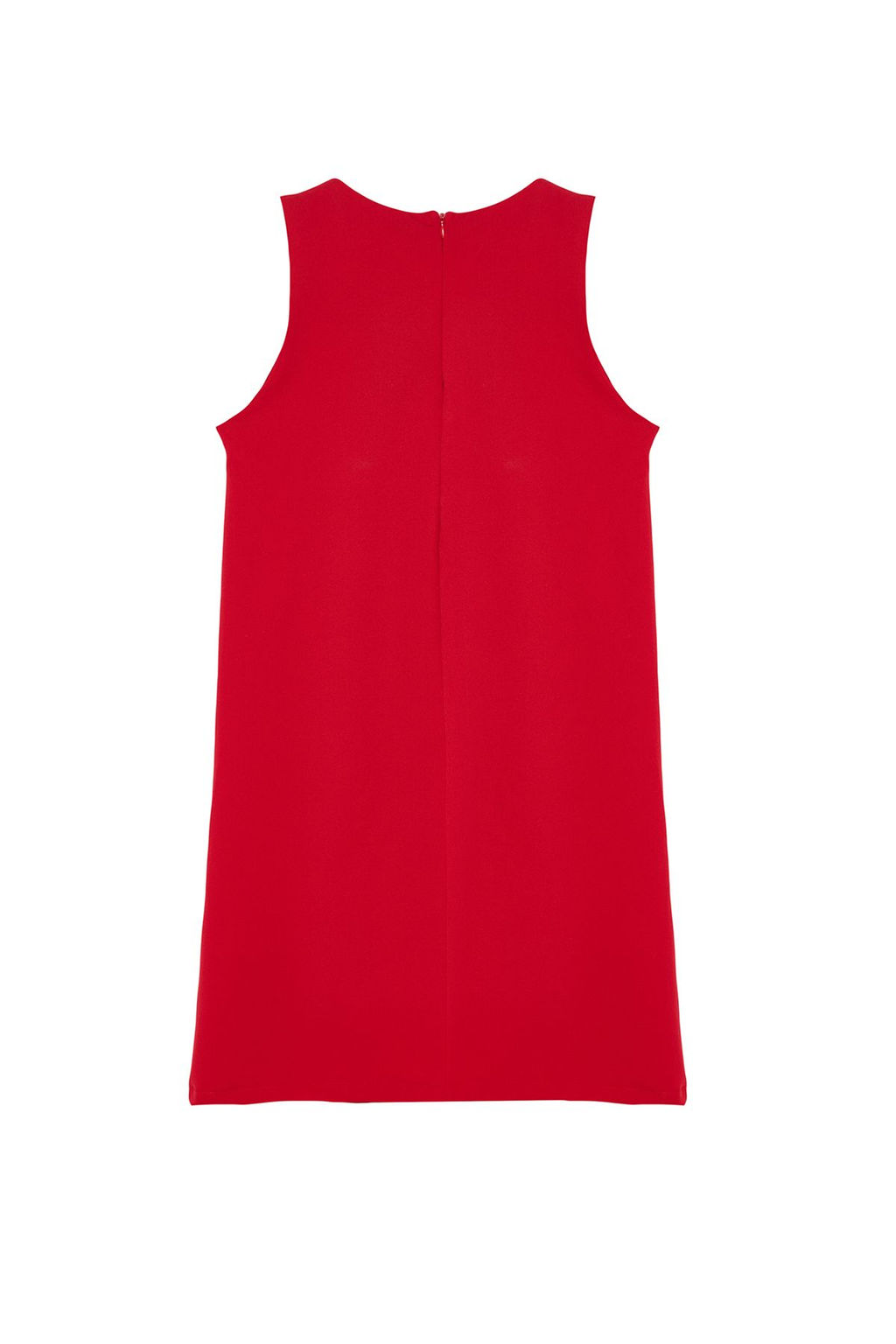 TRENDYOLMILLA Siyah Duz Kesim Kolsuz Bisiklet Yaka Mini Dokuma Elbise TWOSS19FG0063 фото 27