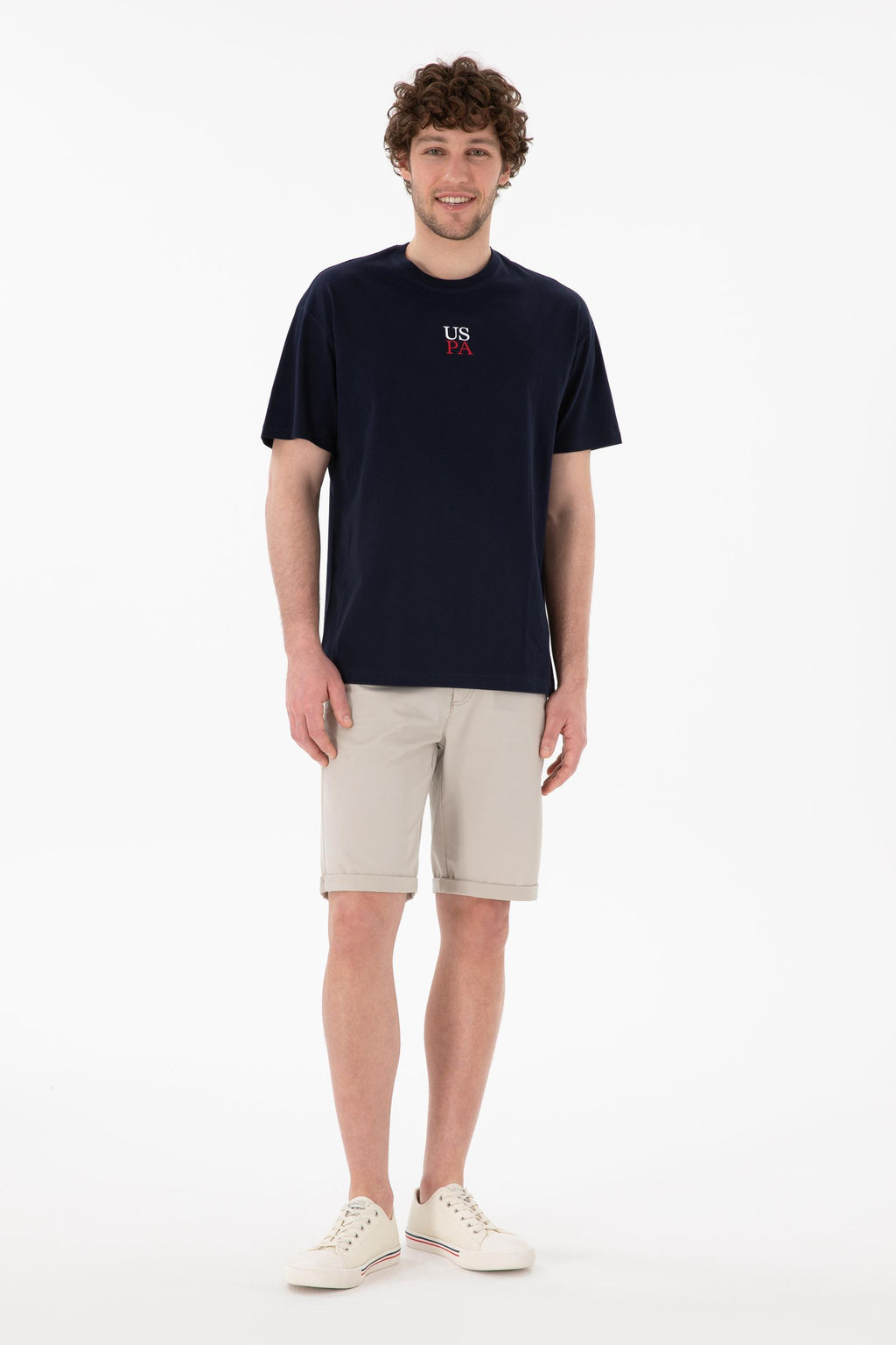 Erkek Comfort Fit Bisiklet Yaka Lacivert Ti__rt Sepette S_rpriz _ndirim - U.s. polo assn фото 5