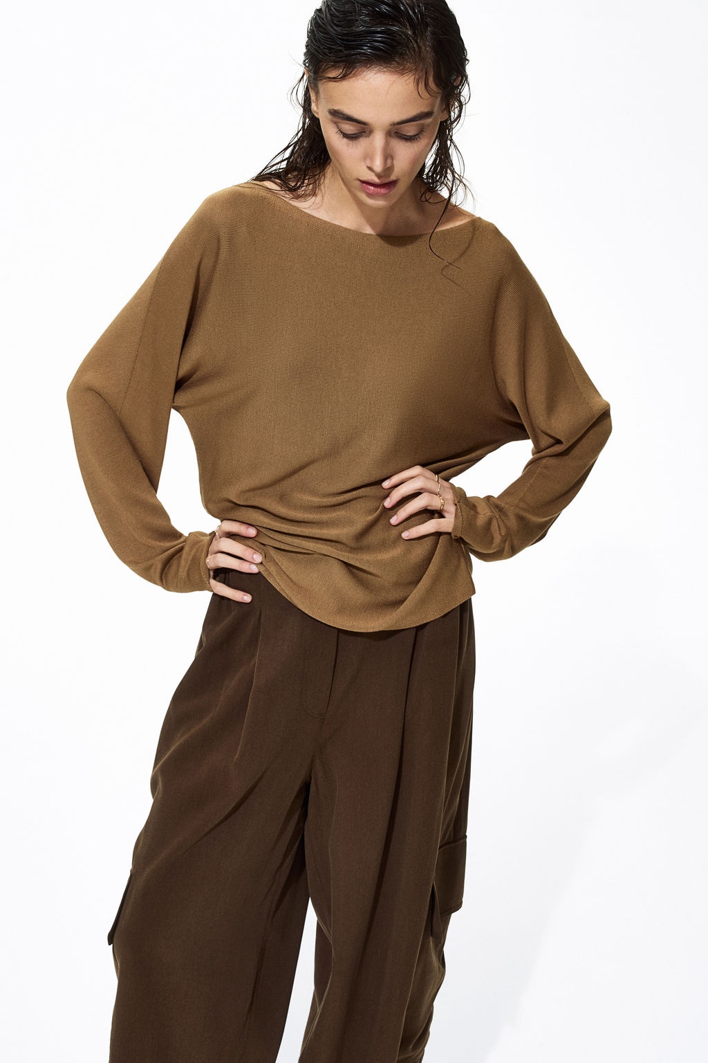 Jersey con escote barco - H&m фото 6