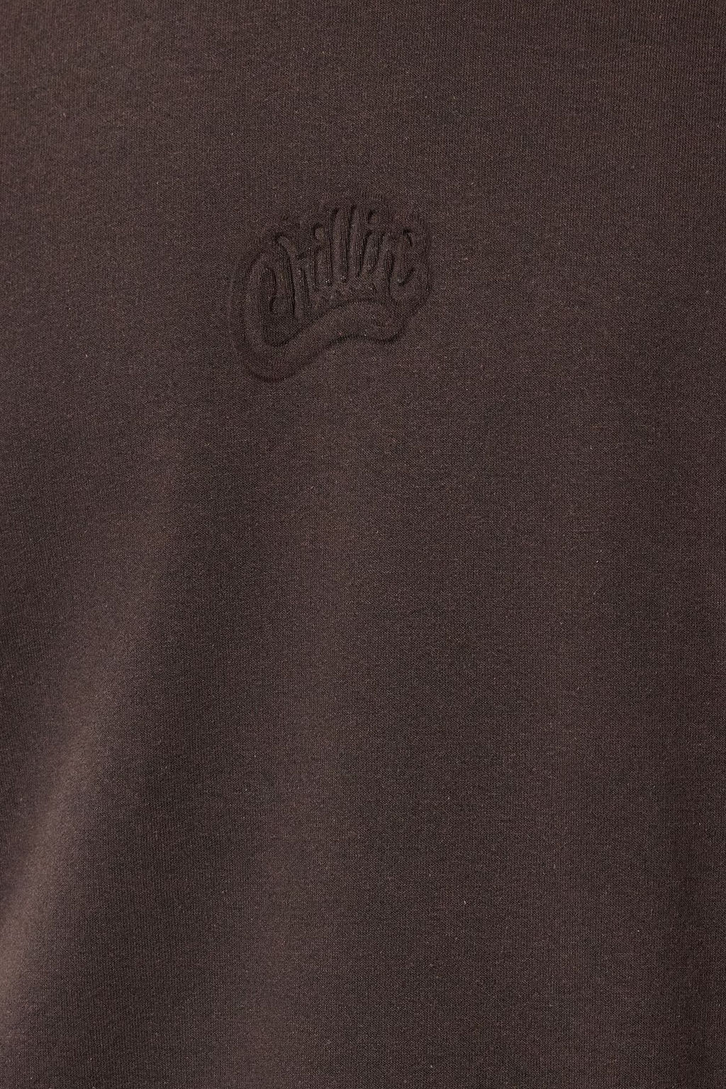 TRENDYOL MAN Koyu Kahverengi Oversize/Genis Kesim Kabartma Yaz? Bask?l? Ici Polarl? Sweatshirt TMNAW25SW00053 - Trendyolmilla фото 9