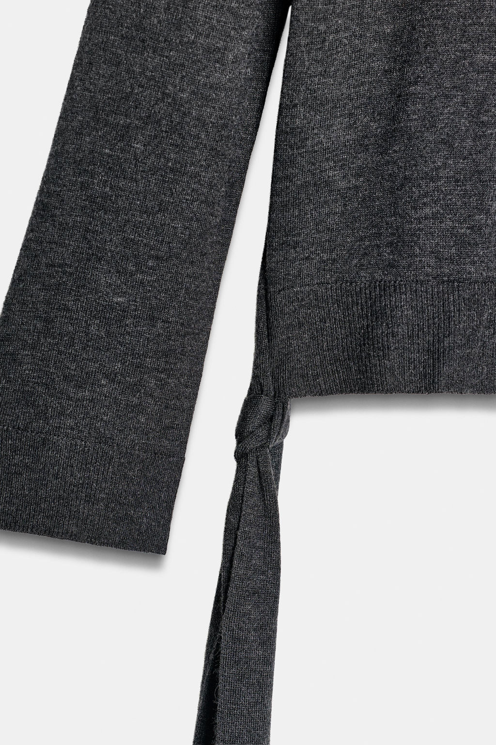 KNIT JUMPER WITH SIDE STRAPS - Zara фото 8