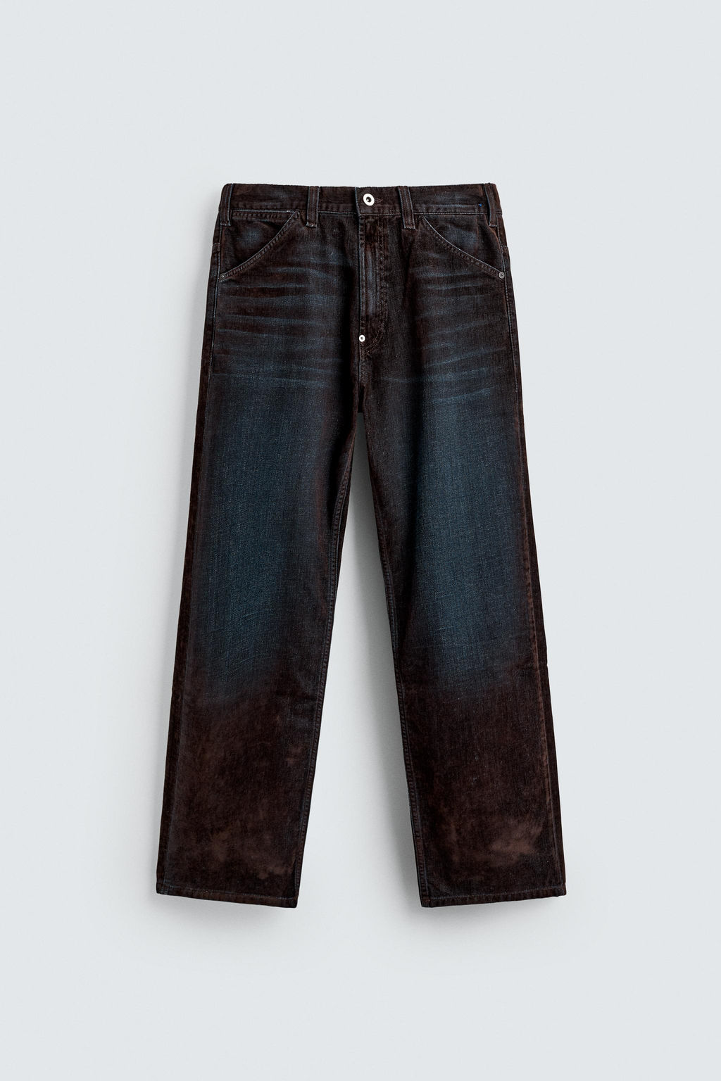 BAGGY FIT JEANS WITH VISCOSE - Zara фото 7