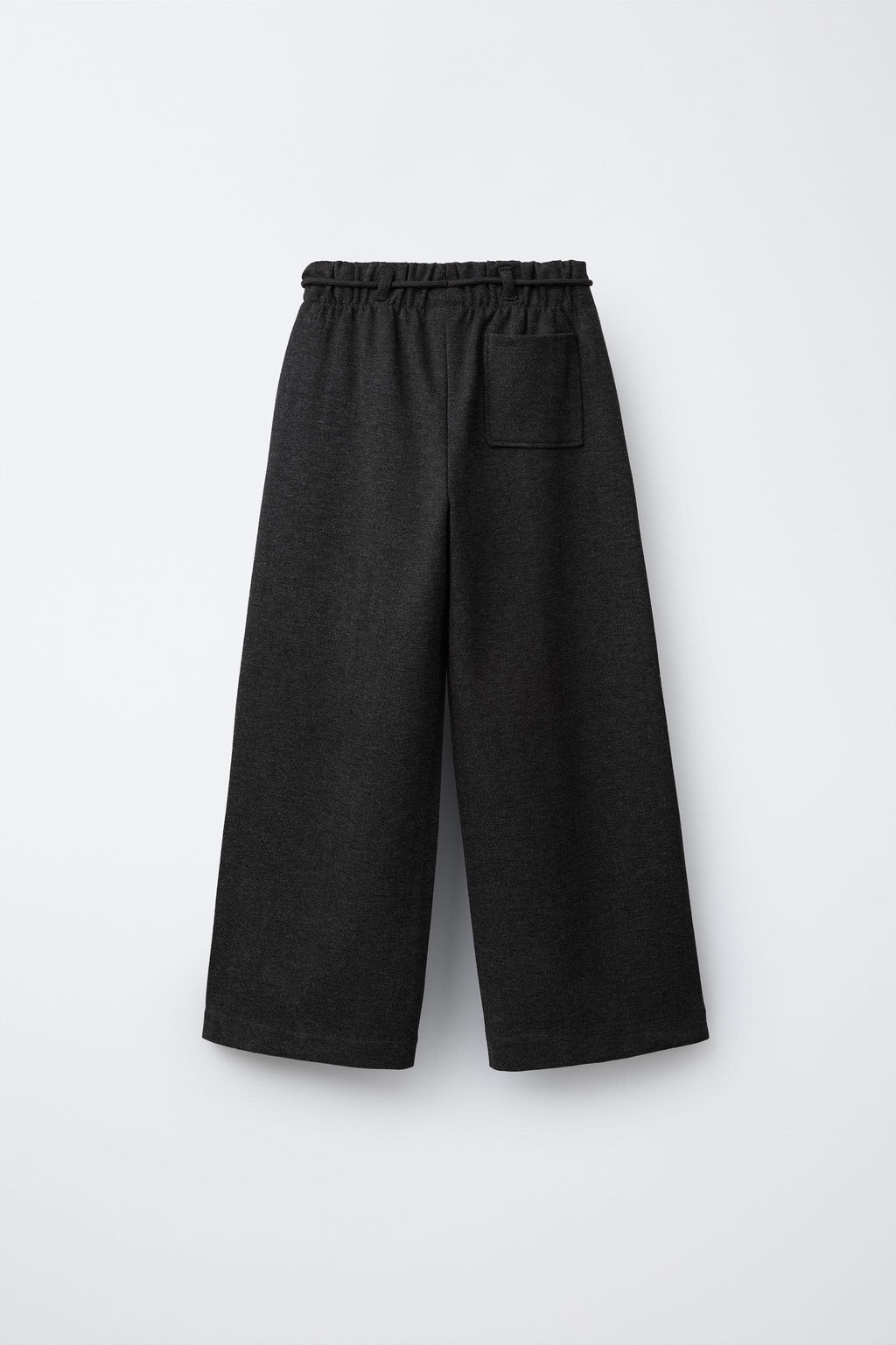 HERRINGBONE WIDE-LEG TROUSERS - Zara фото 2