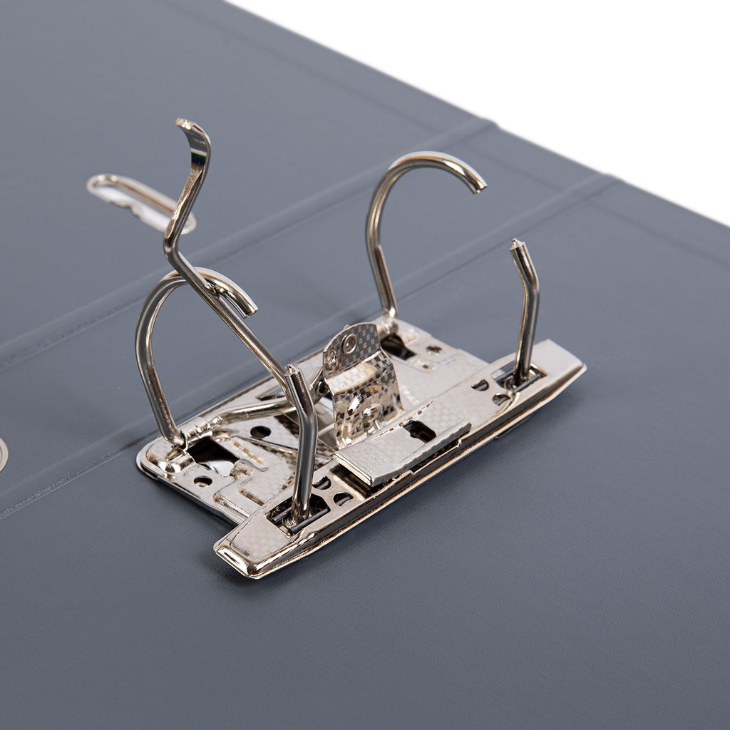 Expert Complete Регистратор PVC, 2-х стороннее покрытие, мет.уг. 50 мм 50 шт. Premier A4 арочный механ. (разб.) лён серый ЕС100161015