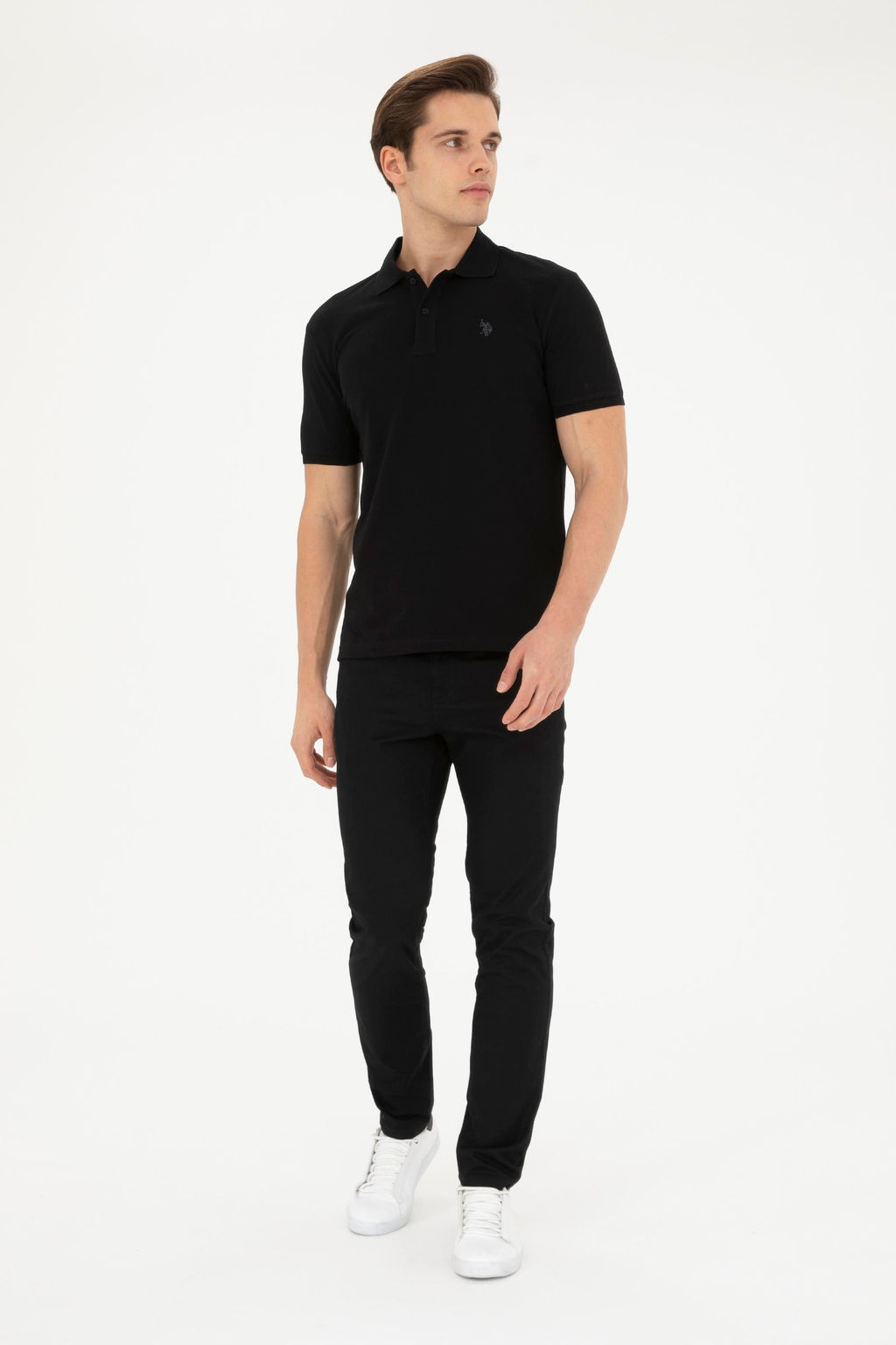 Мужская черная базовая футболка Неожиданная скидка в корзине - U.s. polo assn фото 11