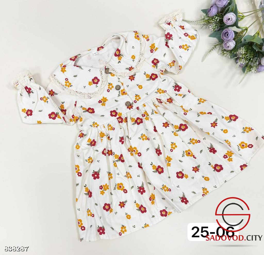 Платья из вельвета с принтом