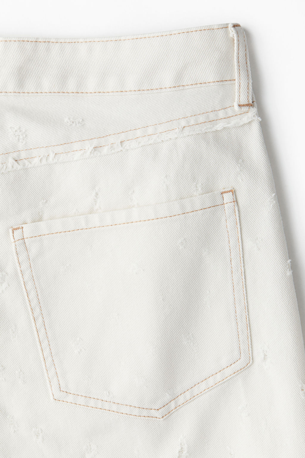 Pantalon de sarga con acabado desflecado - H&m фото 8