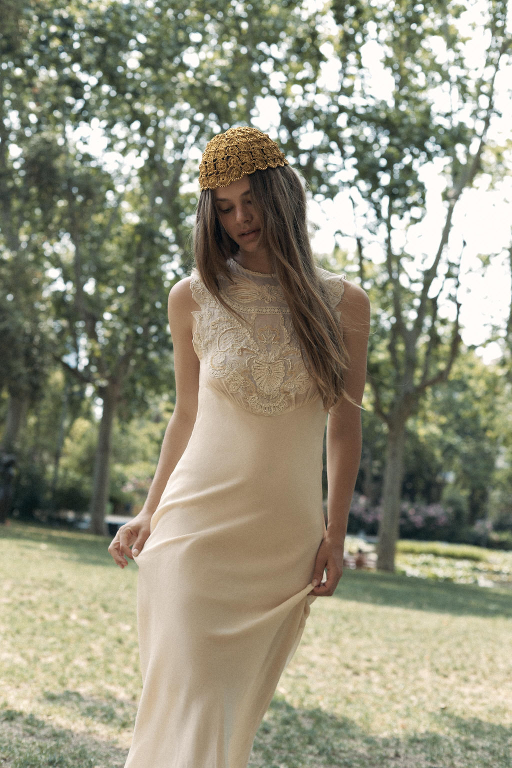 LIMITED EDITION BEADED EMBROIDERED DRESS