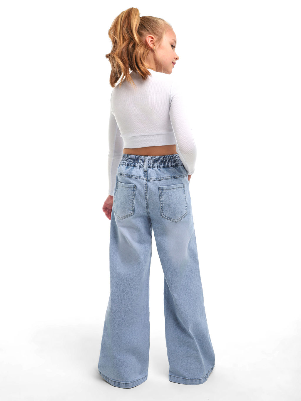 Джинсы-палаццо для девочек - СИНЯЯ МОДА фото 11