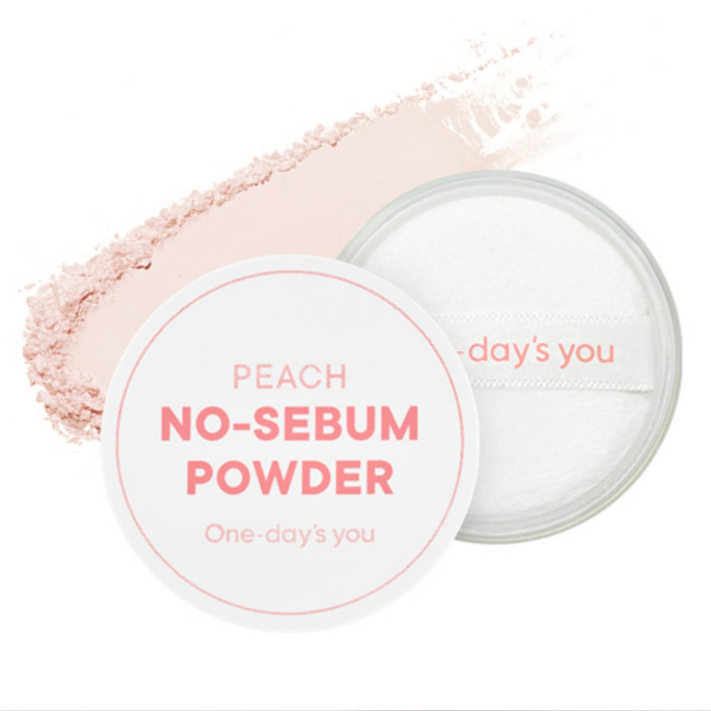 One-days You Себорегулирующая пудра для лица с матирующим эффектом / Peach No-sebum Powder, персиковый, 4 г