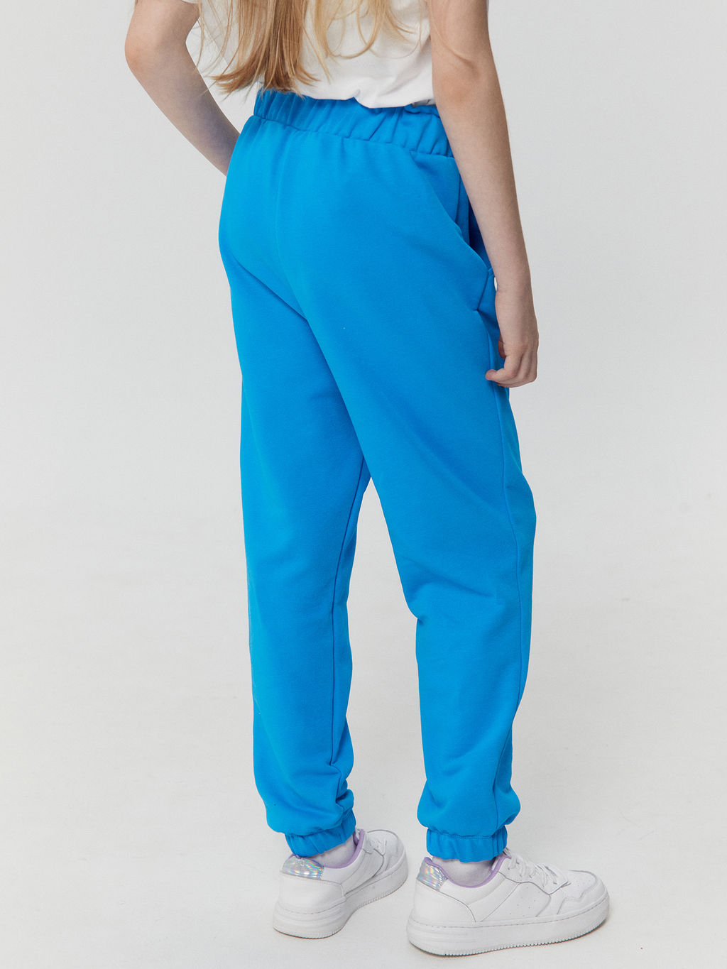 Брюки для девочек в голубом цвете - Mark formelle фото 5