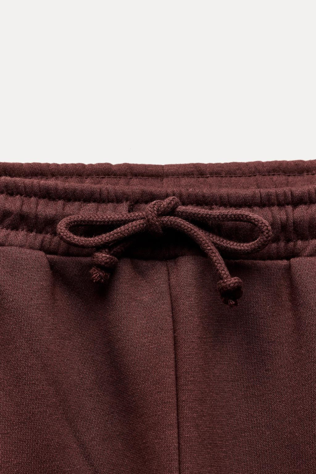 STRAIGHT PLUSH TROUSERS - Zara фото 6