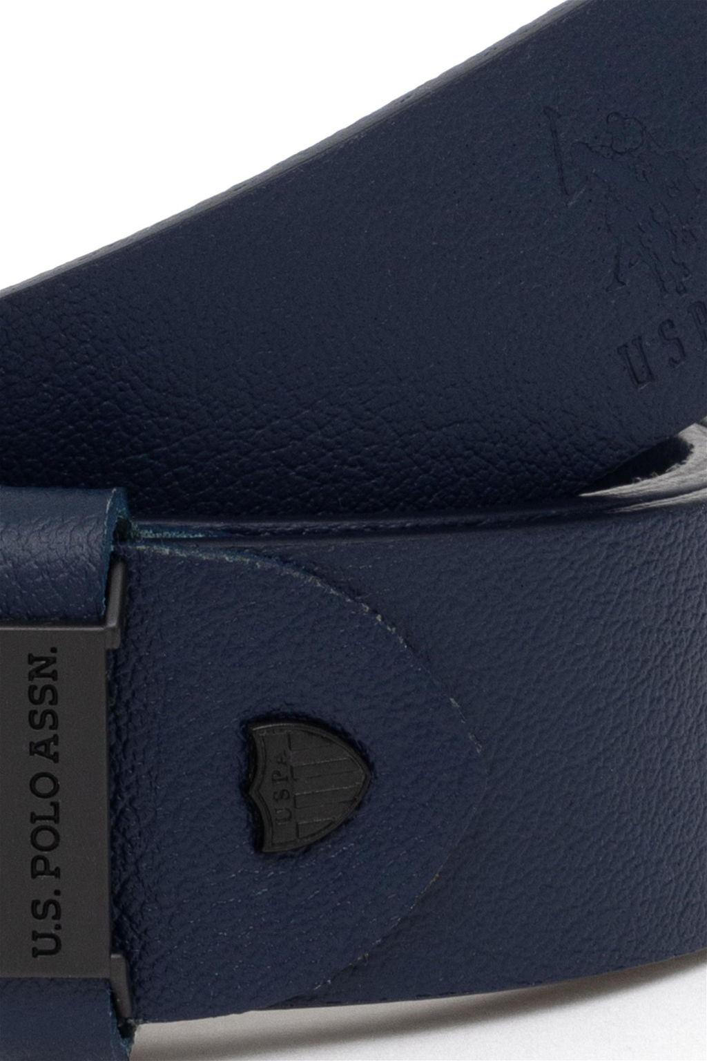 Мужской темно-синий ремень - U.s. polo assn фото 4
