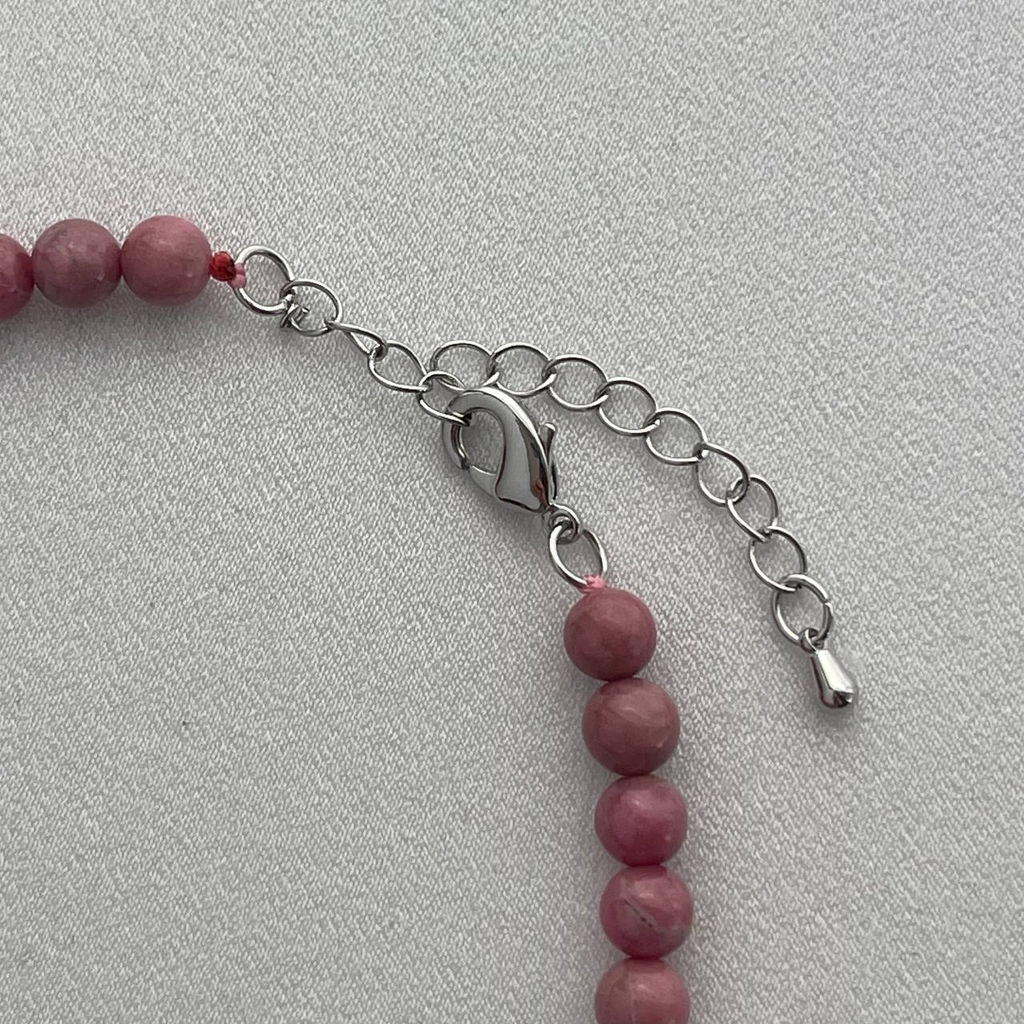 Бусы из Родонита 43 см +