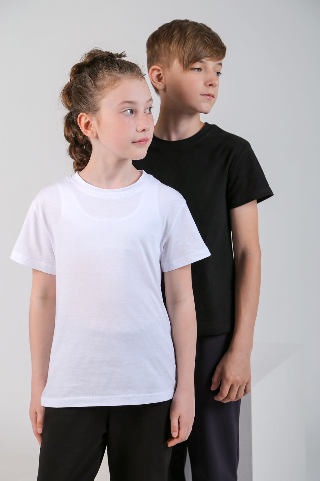 VIOTEX Фуфайка (футболка) для девочки Бэйсик-1