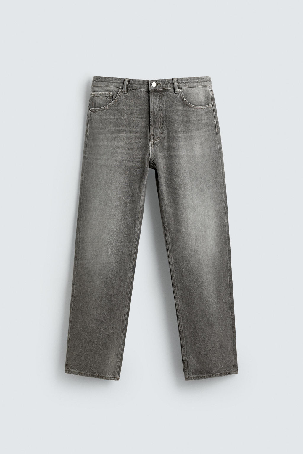 JEANS STRAIGHT FIT / Gris - Zara фото 7