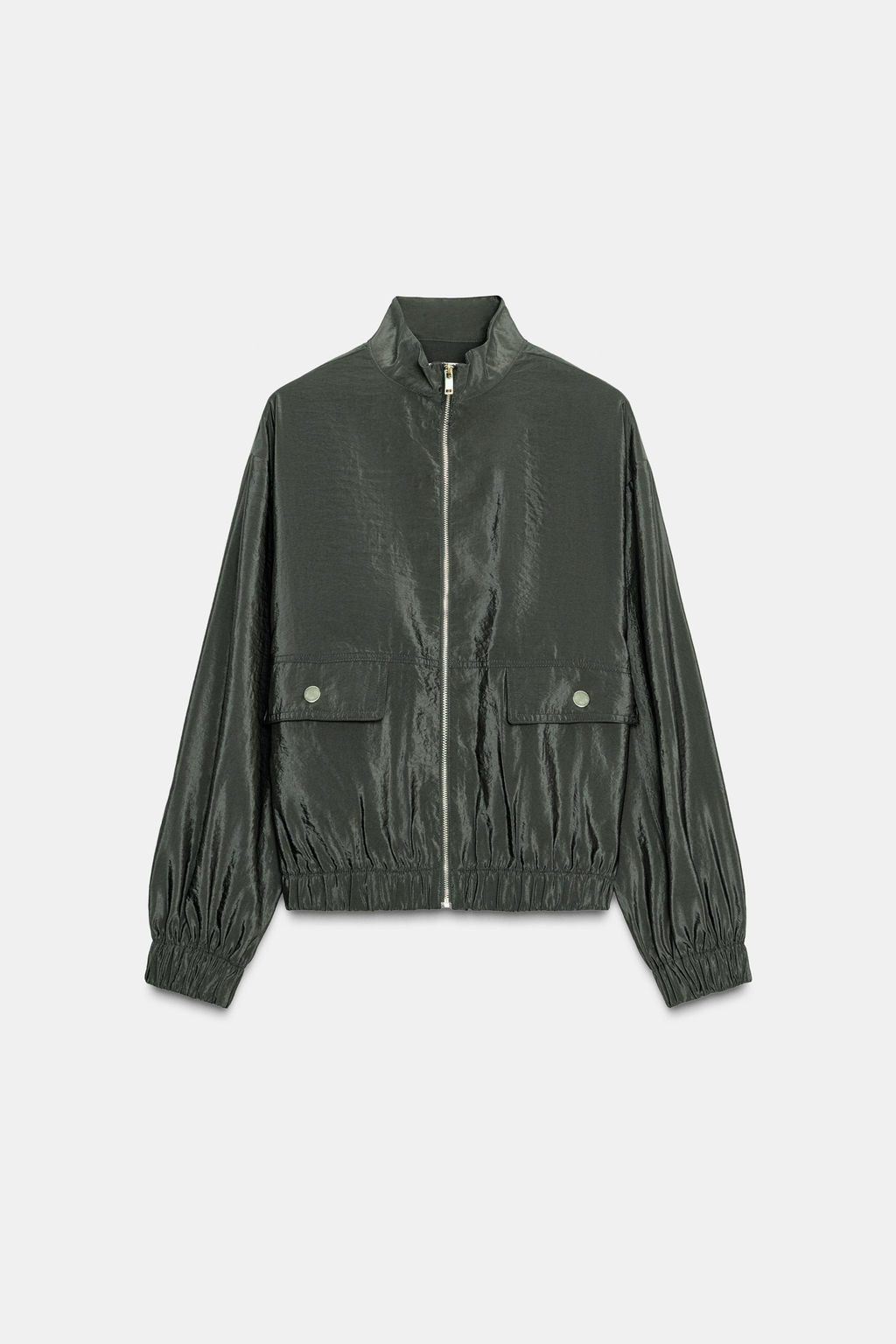 HIGH-NECK BOMBER JACKET - Zara фото 4