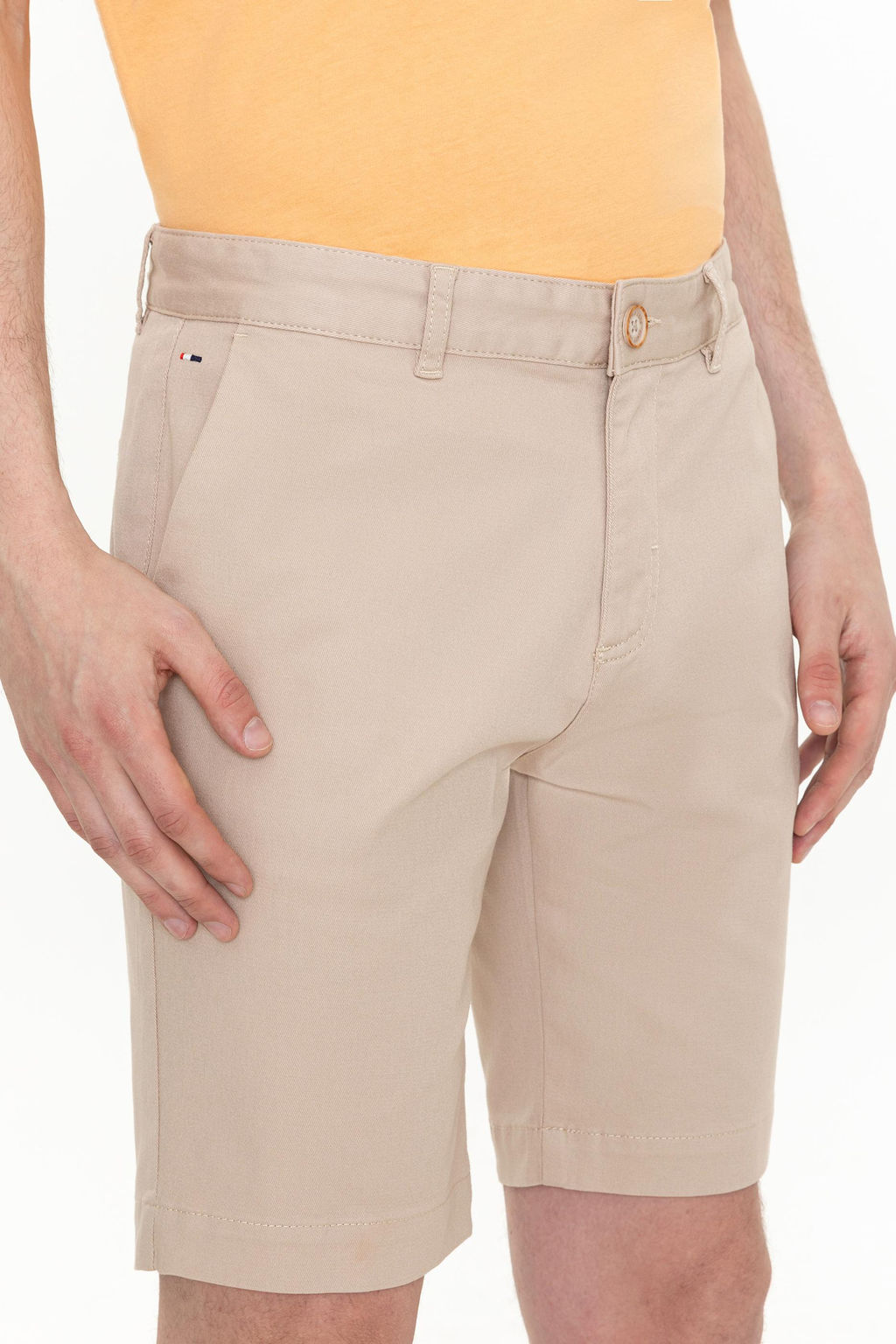 U. S. Polo Assn Мужские бежевые тканые шорты - U.s. polo assn фото 6