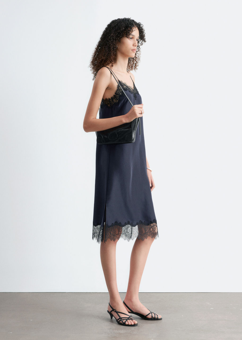 Vestido midi lencero de seda - H&m фото 6
