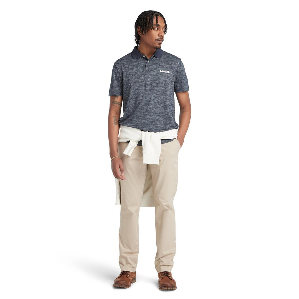 Поло Timberland Polo Active Wicking темно-синяя  фото 2