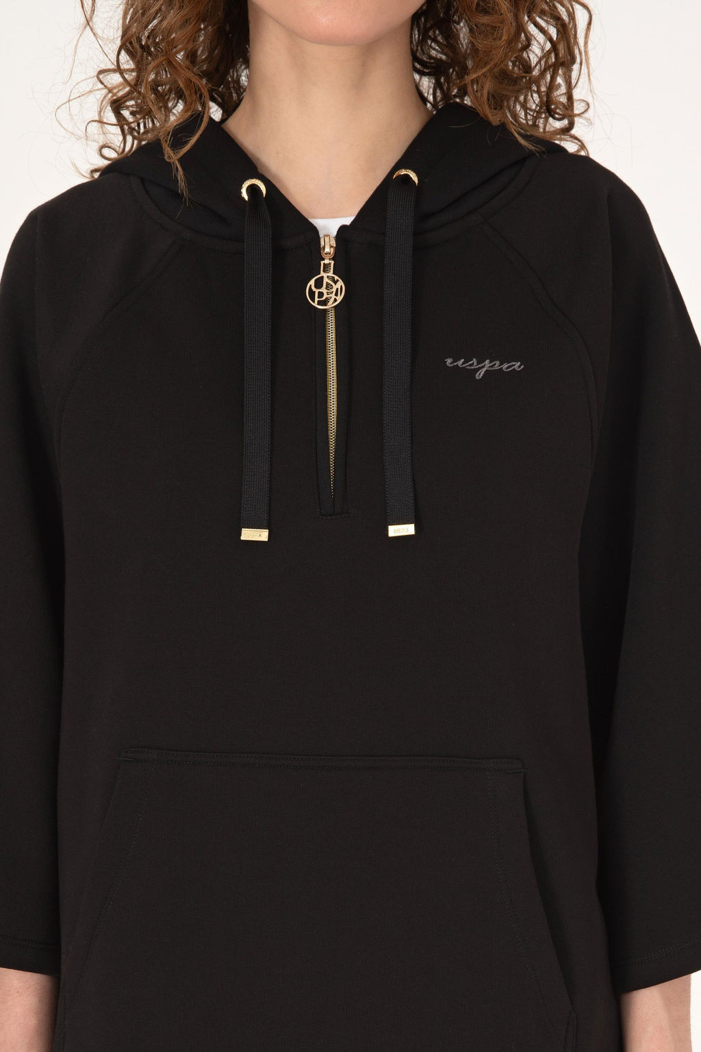 Kad_n Siyah Basic Sweatshirt - U.s. polo assn фото 6