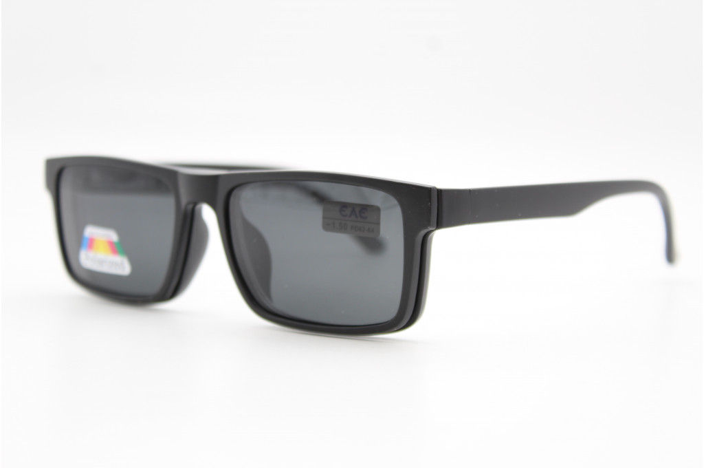 Готовые очки EAE 2294 54-14-145 C1 (c клипоном) насадка черная POLARIZED