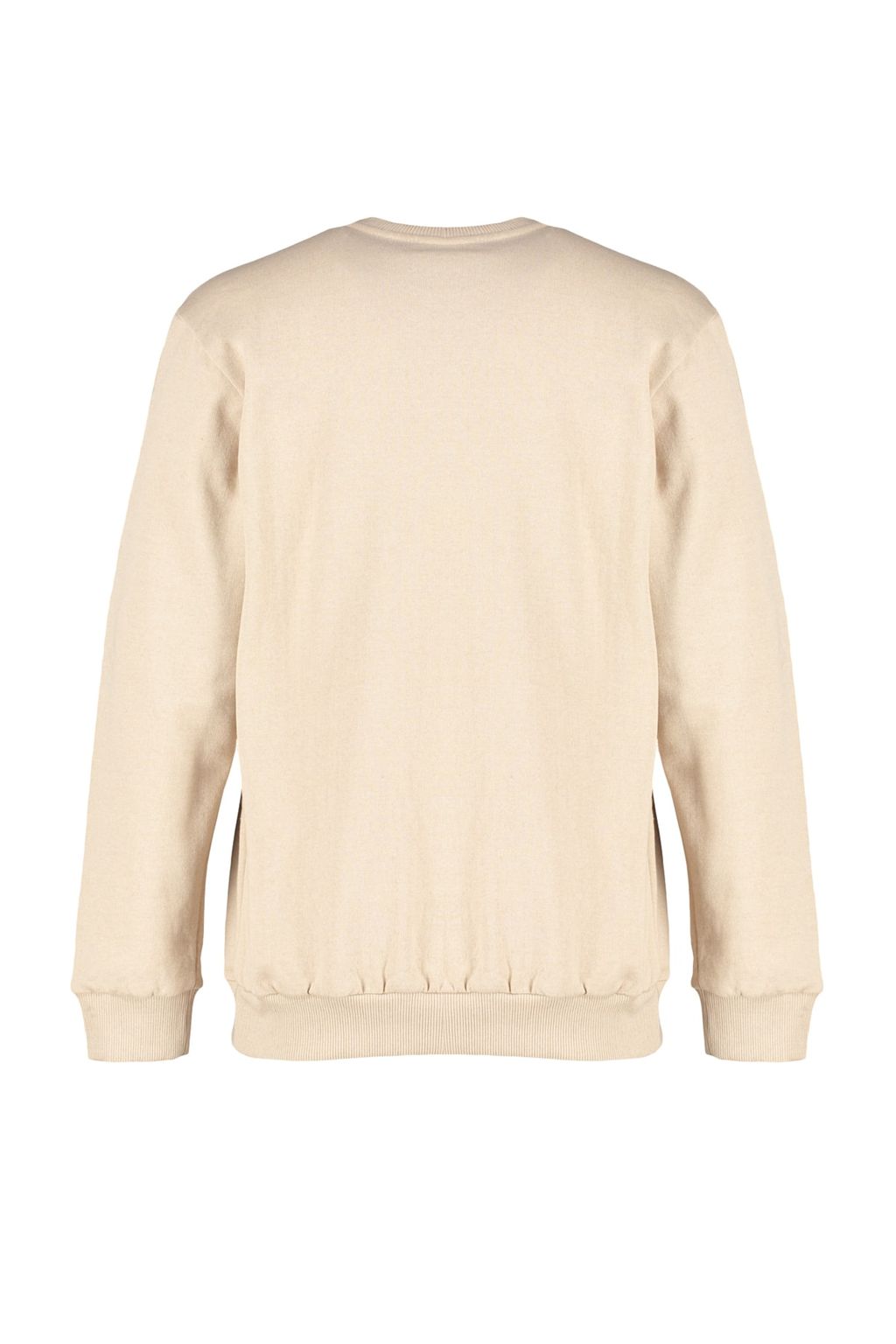 Bej Regular/Normal Kesim Ici Polar/S?cak Tutan Sweatshirt TMNAW21SW1208