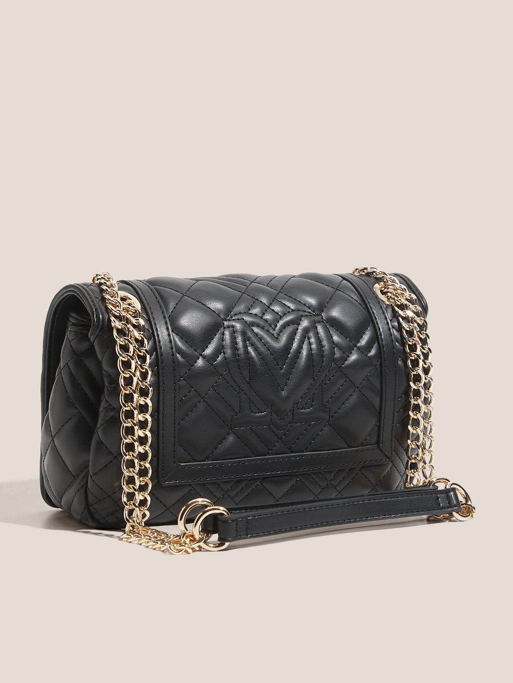 Женская сумка на плечо LOVE MOSCHINO QUILTED BAG Артикул 4561337, черный  фото 3