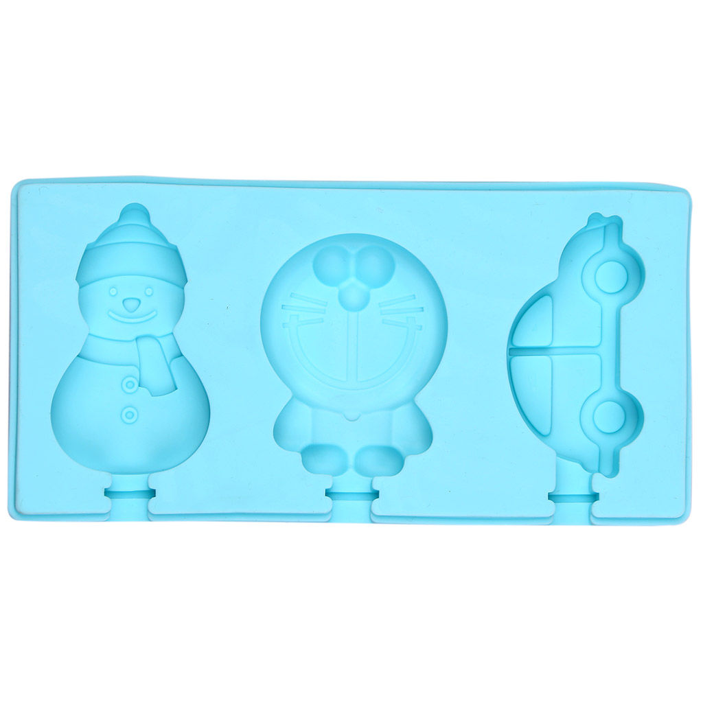 Форма силиконовая для замораживания фруктового льда/мороженого Ассорти-3 18х9х2см, цвета микс (Китай) - Домашняя мода фото 4