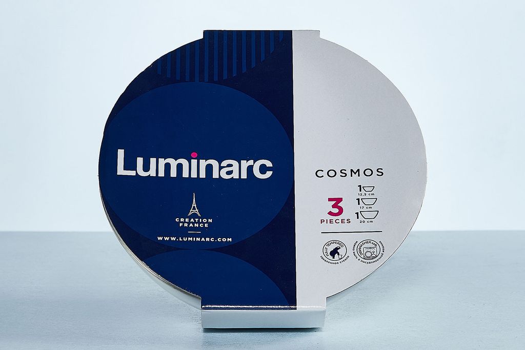Набор из 3-х салатников Космос (12,5 см+17 см+20 см) - Luminarc фото 8