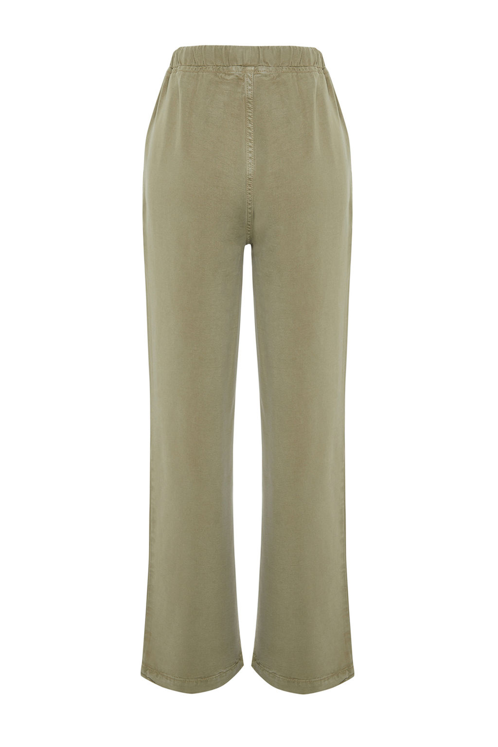 Bej More Sustainable %100 Tencel Beli Lastikli Yuksek Bel Jeans TWOSS24JE00203 - Trendyolmilla фото 26