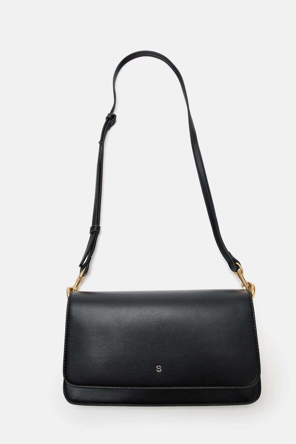 BOLSO BANDOLERA DETALLE ASA / Negro - Zara фото 5