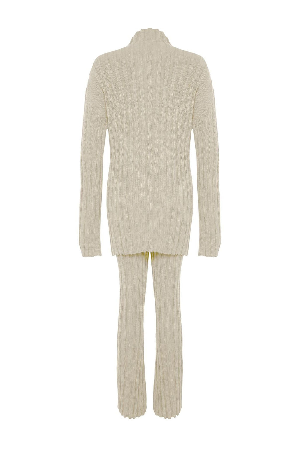 Tas Fitilli Pantolon Y?rtmac Detayl? Triko Alt-Ust Tak?m TWOAW24AU00013