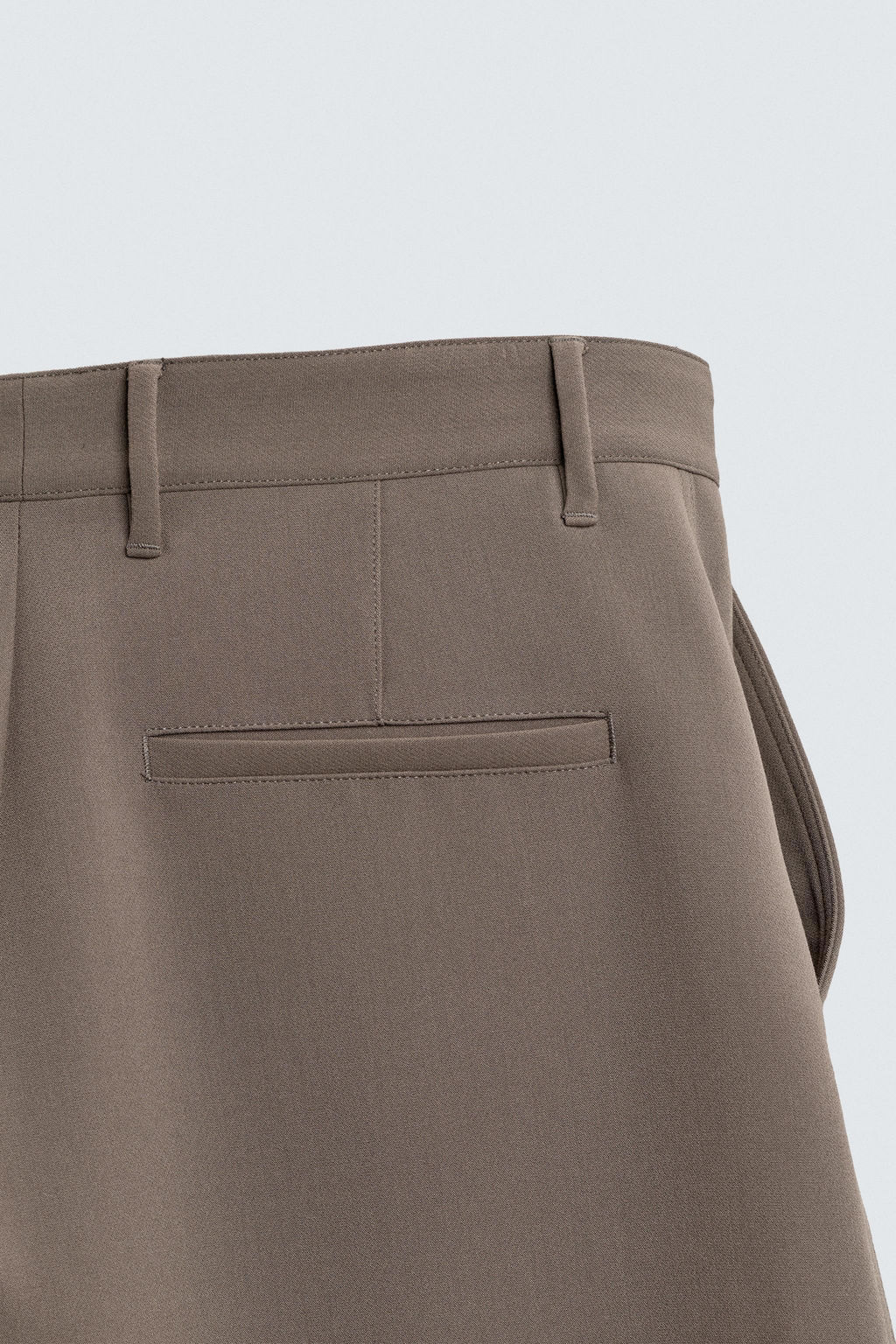 PANTAL?N RELAXED FIT PLIEGUES / Negro - Zara фото 10