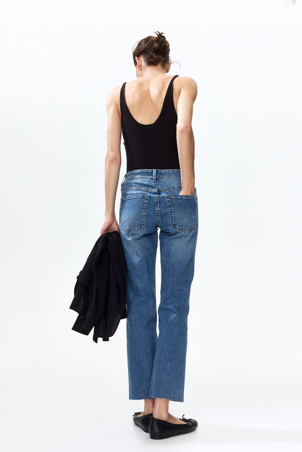 Flared Regular Waist Ankle Jeans - H&m фото 6