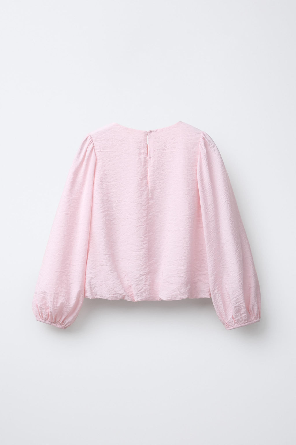 SATIN BLOUSE WITH FAUX PEARLS - Zara фото 2