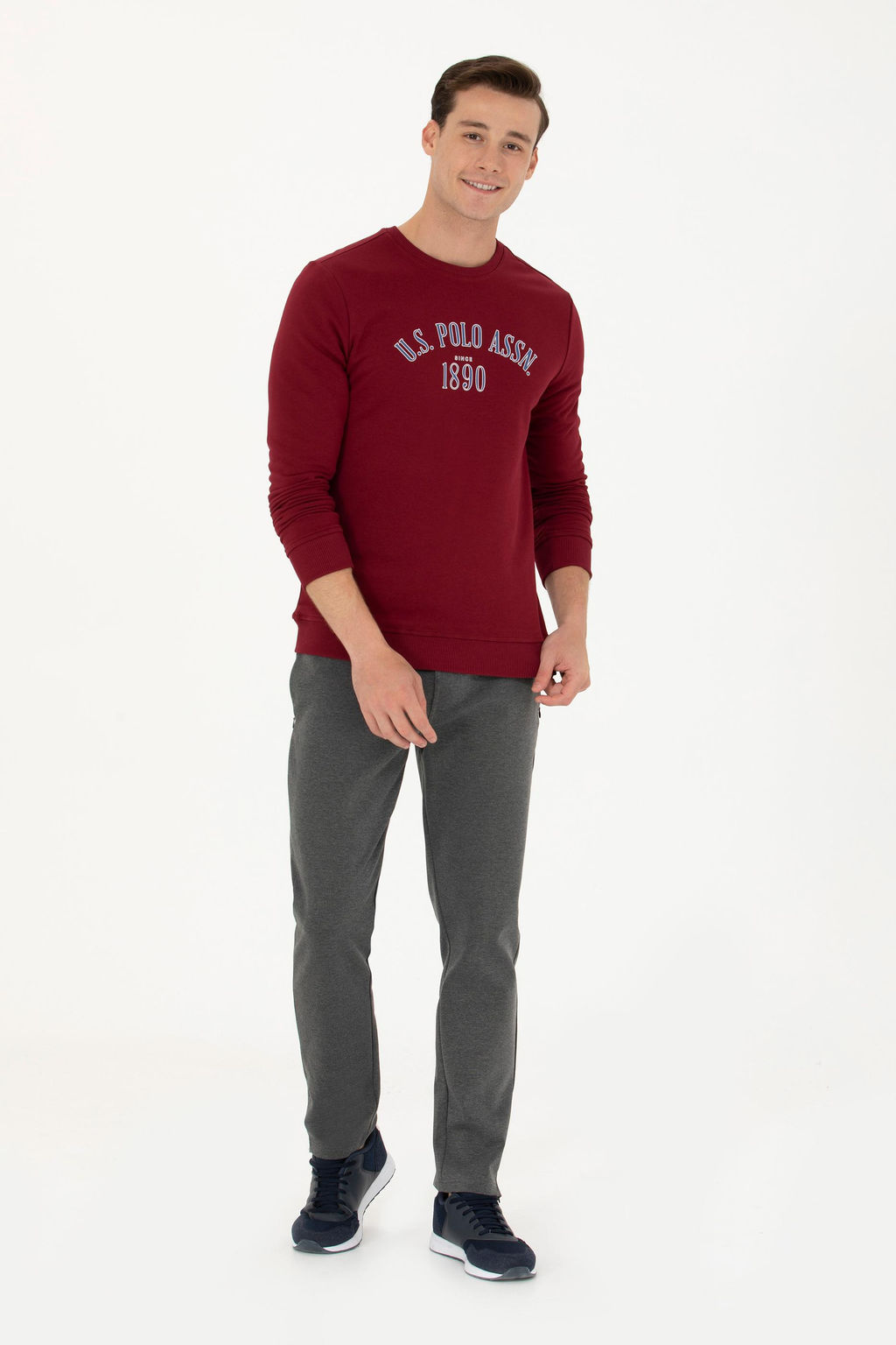 U. S. Polo Assn / Мужские спортивные штаны антрацитового меланжа - U.s. polo assn фото 15