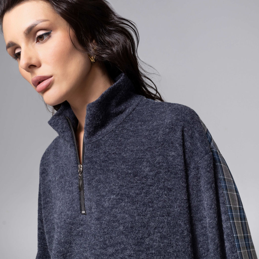 Свитшот утеплённый, Путешествие начинается (синяя туманность) - Charutti фото 3