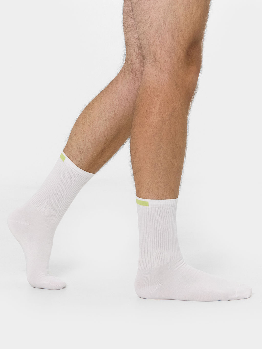 Цена за 5 пар! Носки мужские белые с рисунком в виде фисташкового прямоугольника белый /фисташковый 107K-1916