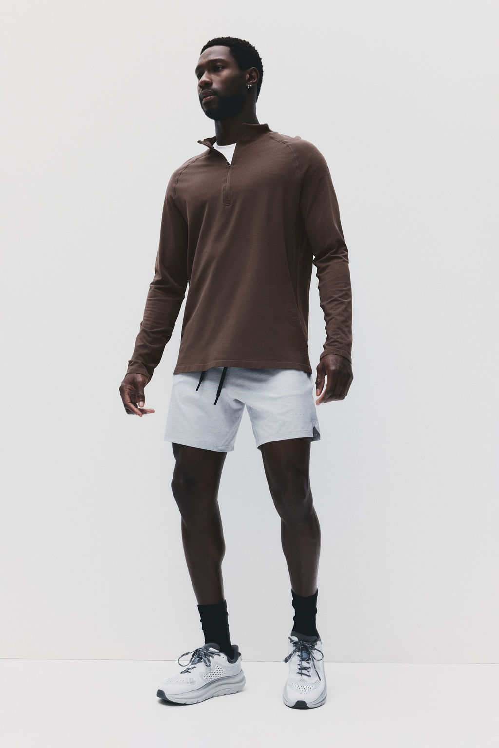 Muscle Fit Zip top sports top with DryMove - H&m фото 4