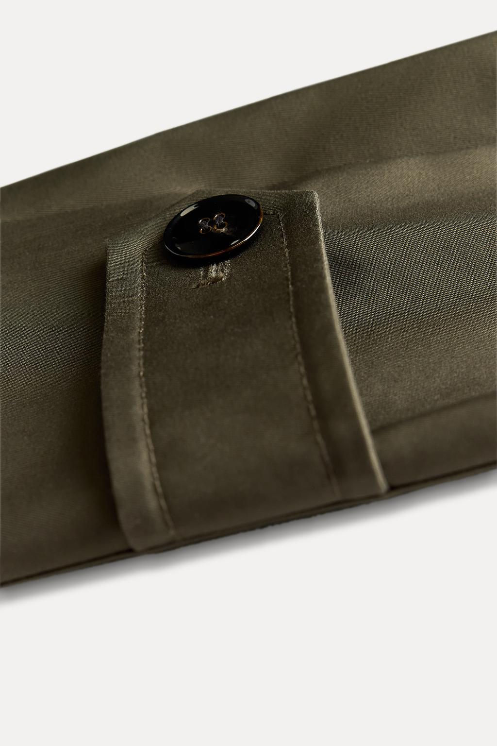 ZW COLLECTION WATER-REPELLENT TRENCH COAT - Zara фото 13