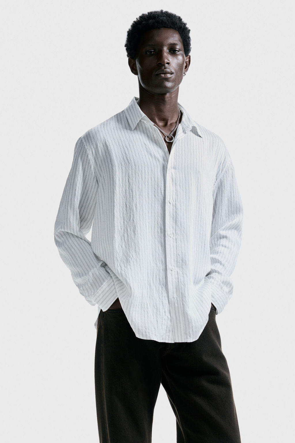 Camisa Relaxed Fit - H&m фото 2