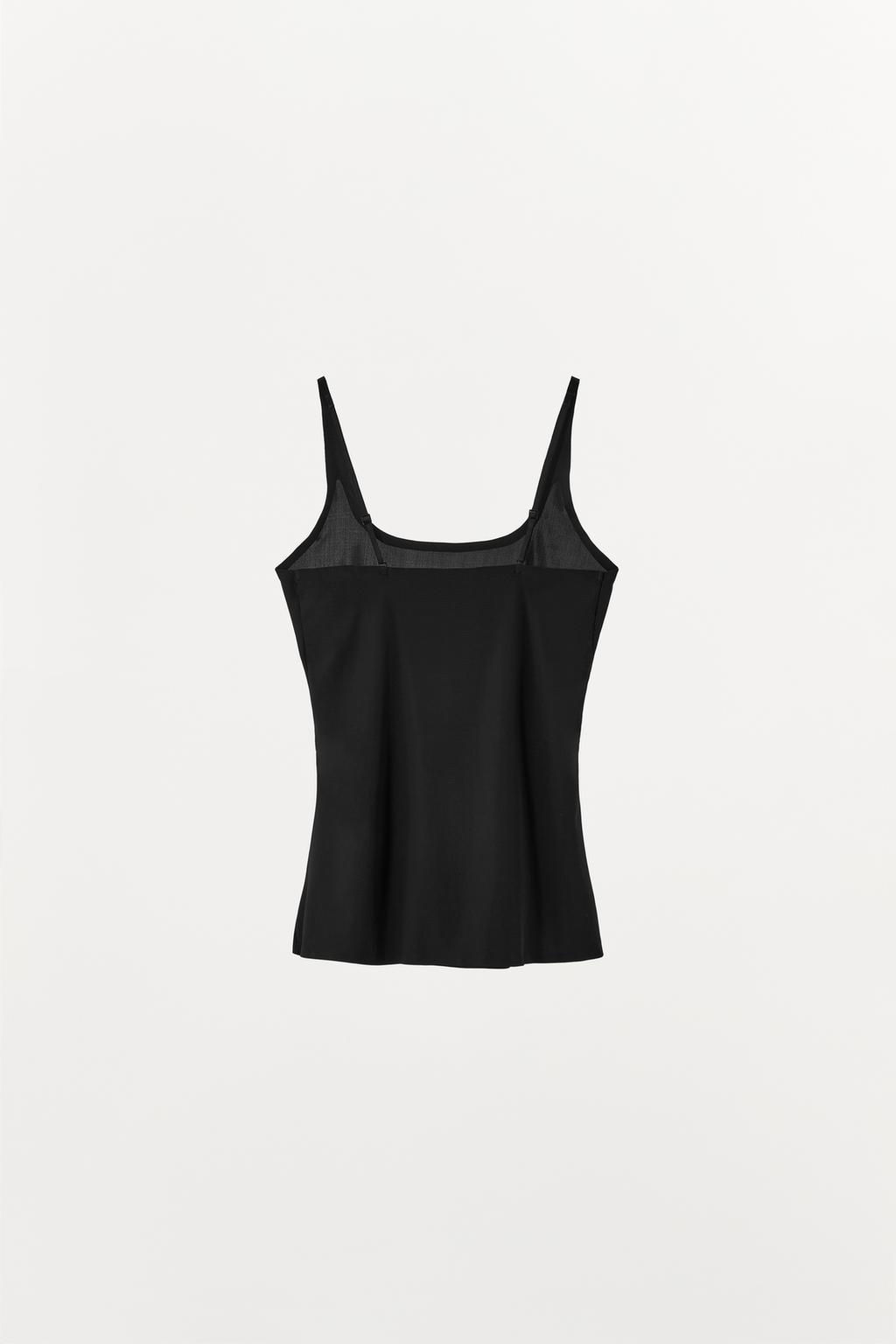 POLYAMIDE STRAP TOP - Zara фото 13