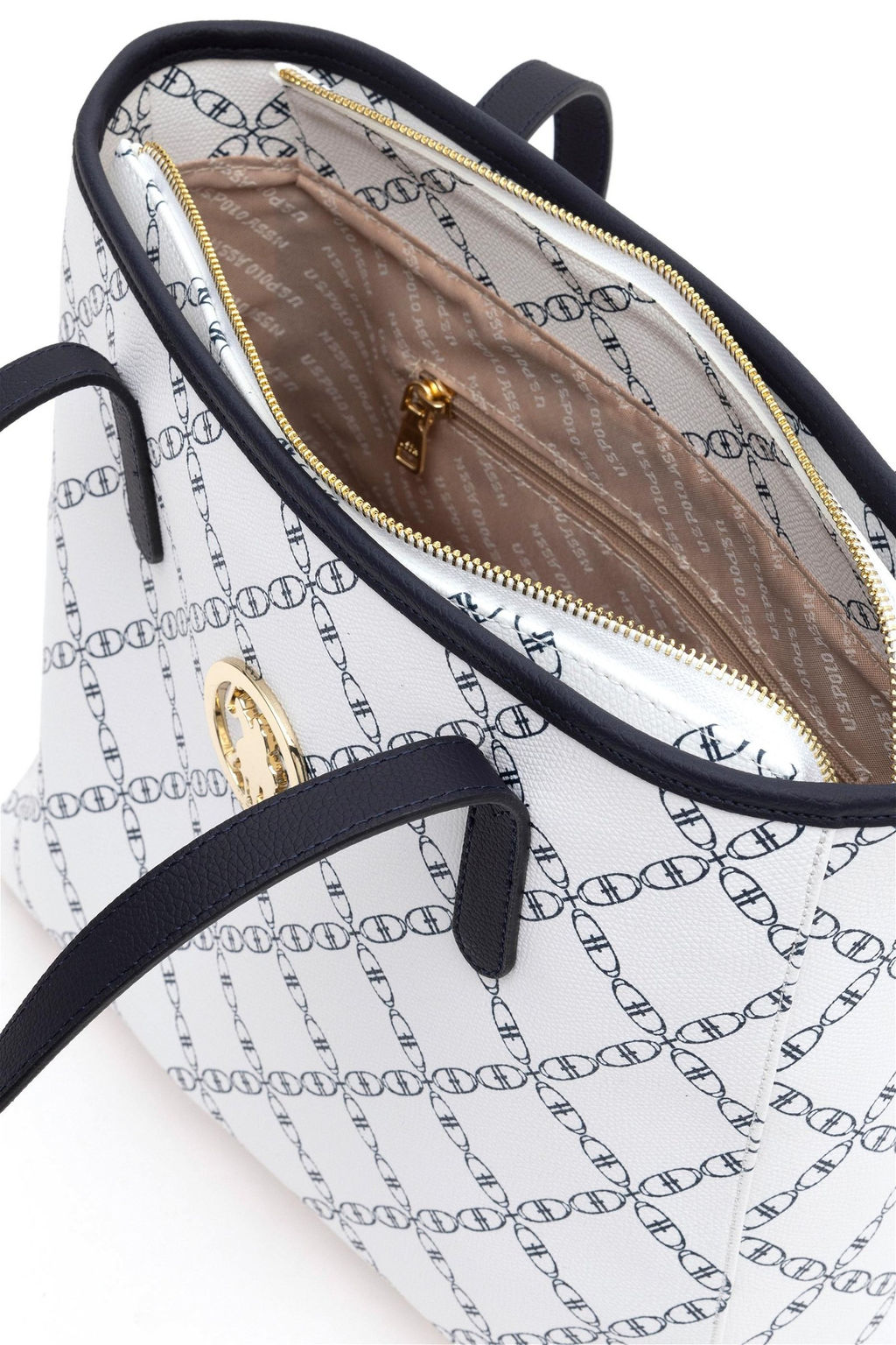 Женская темно-синяя сумка через плечо - U.s. polo assn фото 6