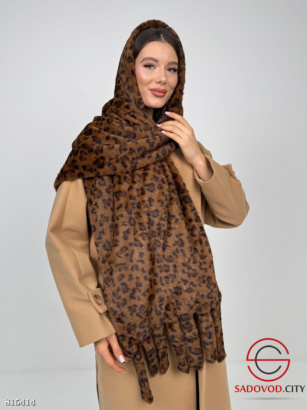 Платок косынка женский теплый