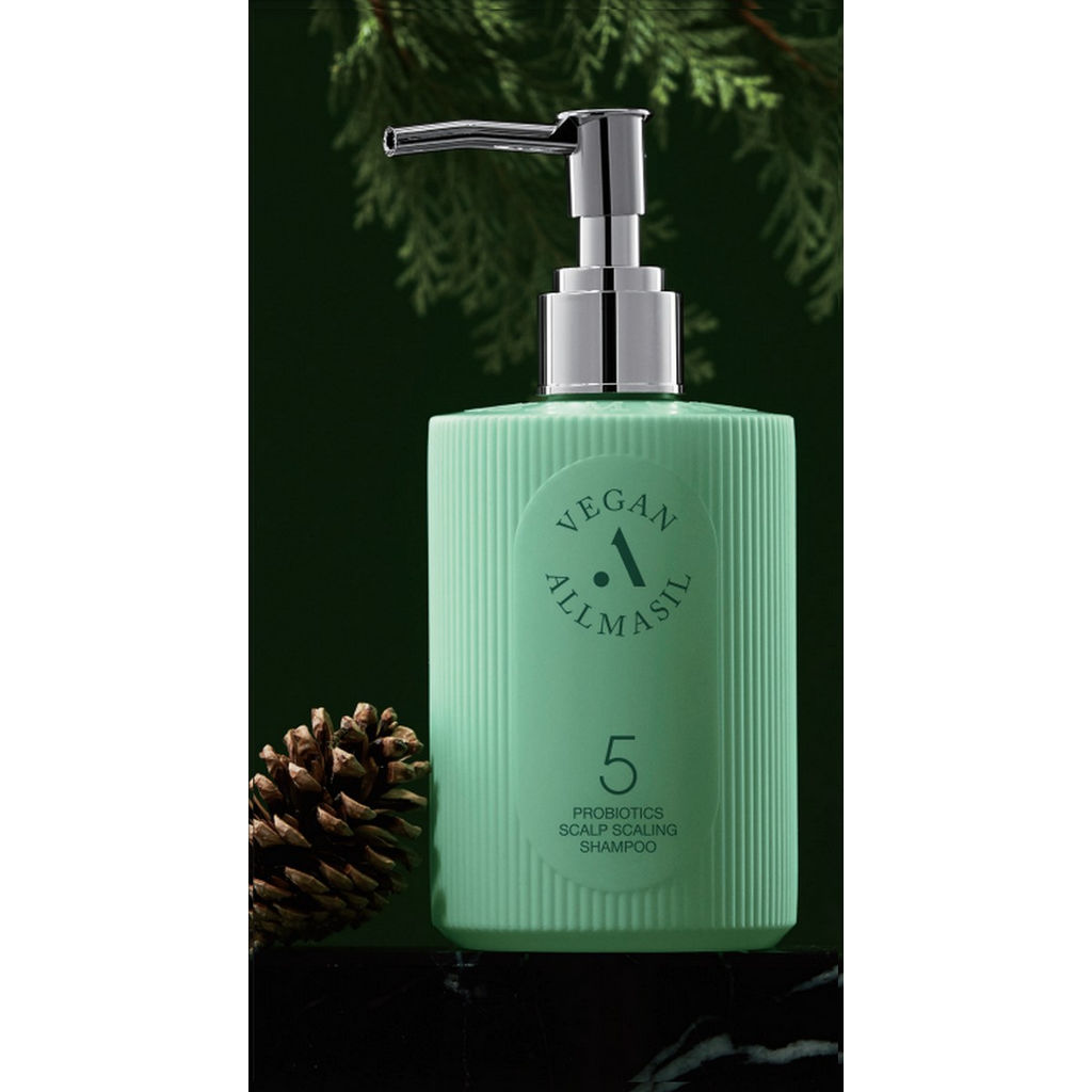AllMasil Глубокоочищающий шампунь для волос с пробиотиками / Vegan 5 Probiotics Scalp Scaling Shampoo, 300 мл