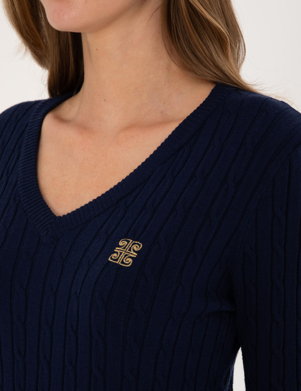 Lacivert Ex. Slim Fit Basic Kazak - Pierre cardin фото 7