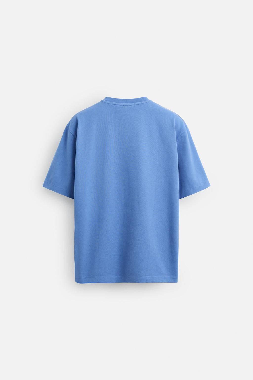 HEAVYWEIGHT SHORT SLEEVE T-SHIRT - Zara фото 8